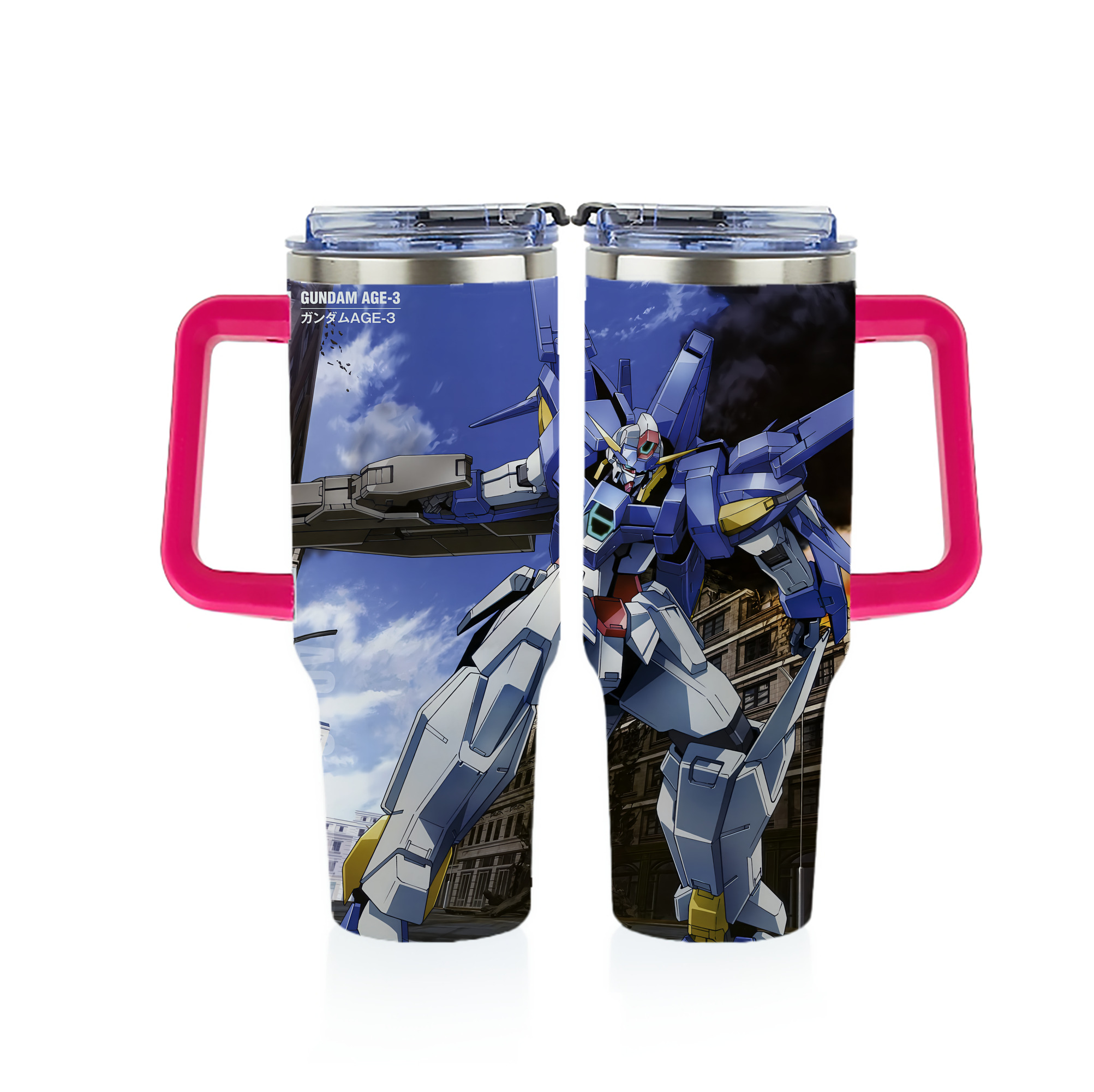 （画像用） 機動戦士ガンダム Mobile Suit Gundam 1200ｍLフルプリント車用タンブラー
